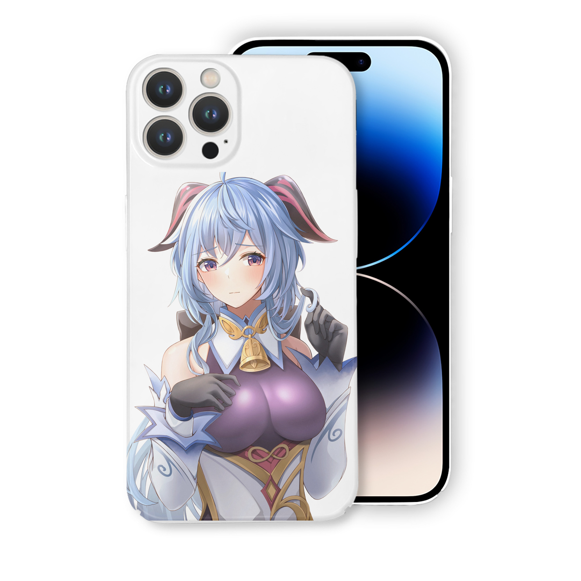 げんし神 甘雨 かんう genshin Ganyu 【iPhone 14シリーズ対応】ハードケース